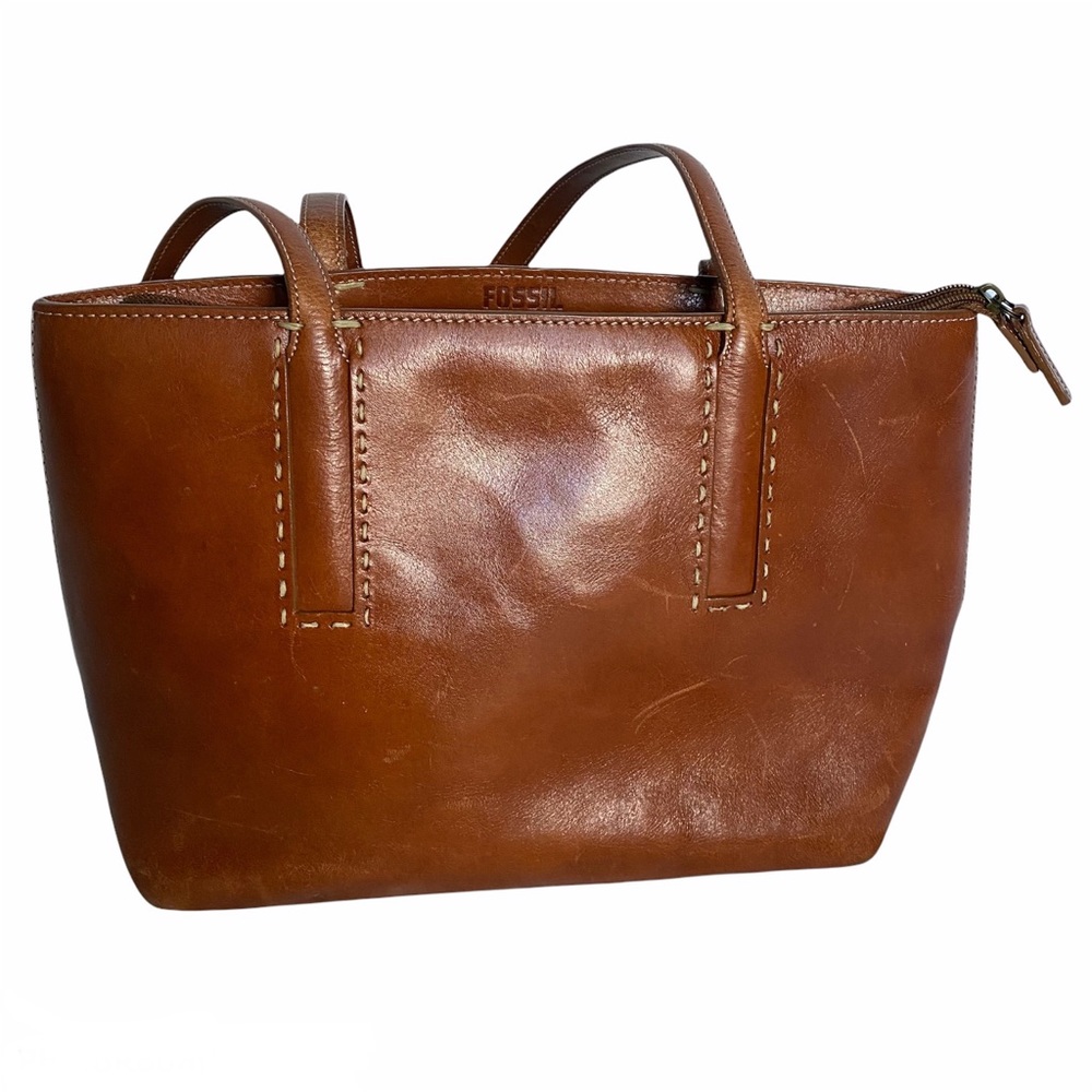 Fossil  Women’s Leather Handbag w/ stitching